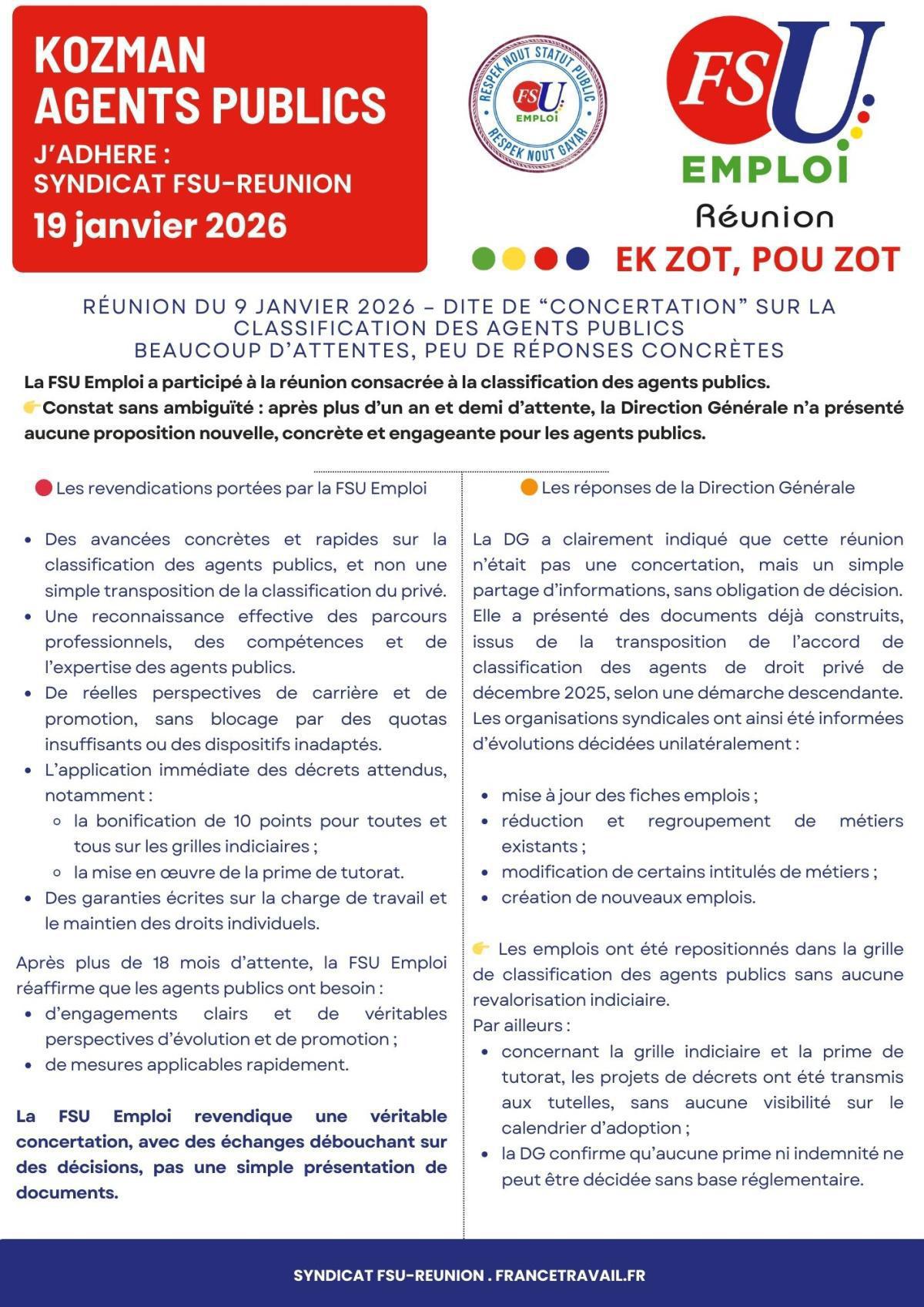 Kozman Agents publics du 9 Janvier 2026 Kozman Agents publics du 9 Janvier 2026