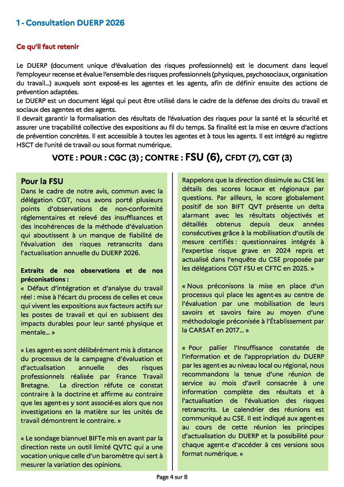 Echo du CSE Bretagne · N°03-2026