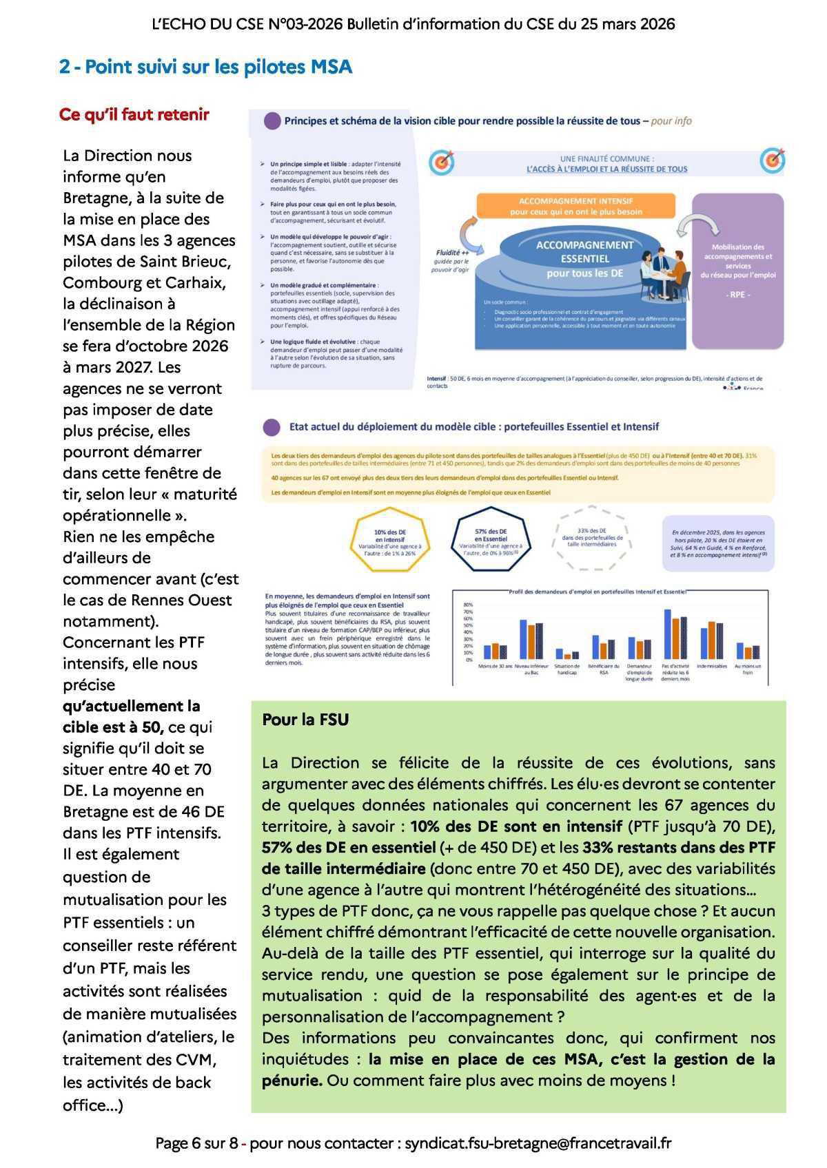 Echo du CSE Bretagne · N°03-2026