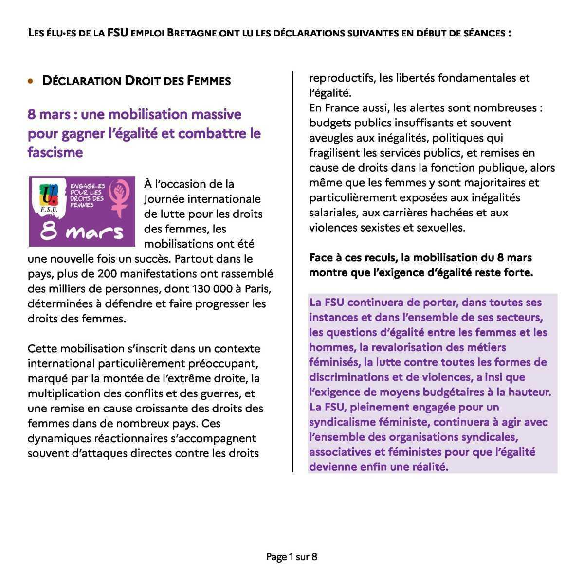 Echo du CSE Bretagne · N°03-2026