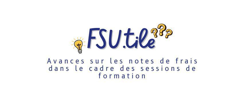 Avances sur les notes de frais dans le cadre des sessions de formation