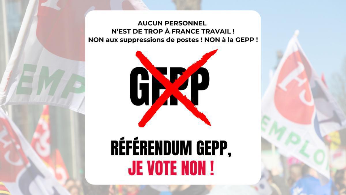 NON aux suppressions de postes à France Travail !