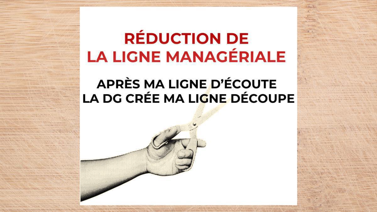 Réduction de la ligne managériale Réduction de la ligne managériale