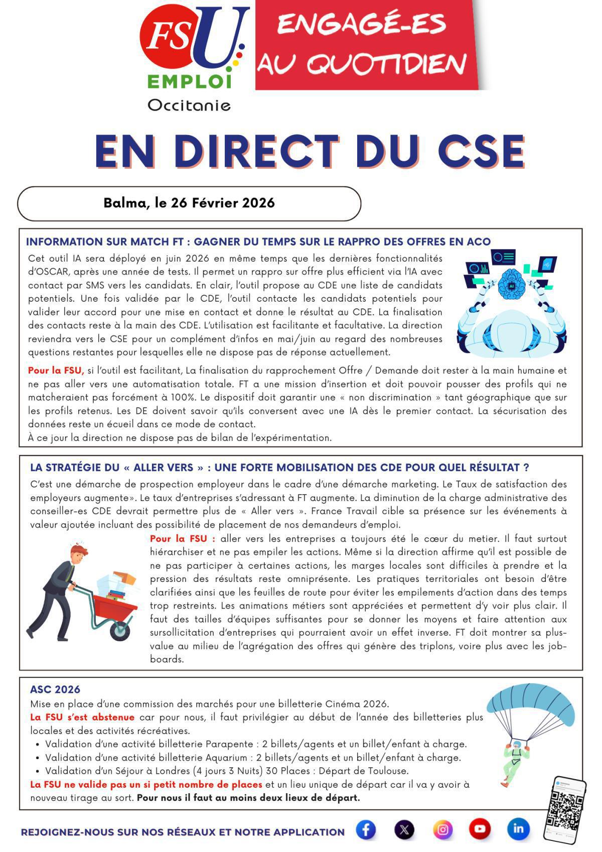 En Direct du CSE - 26 Février 2026