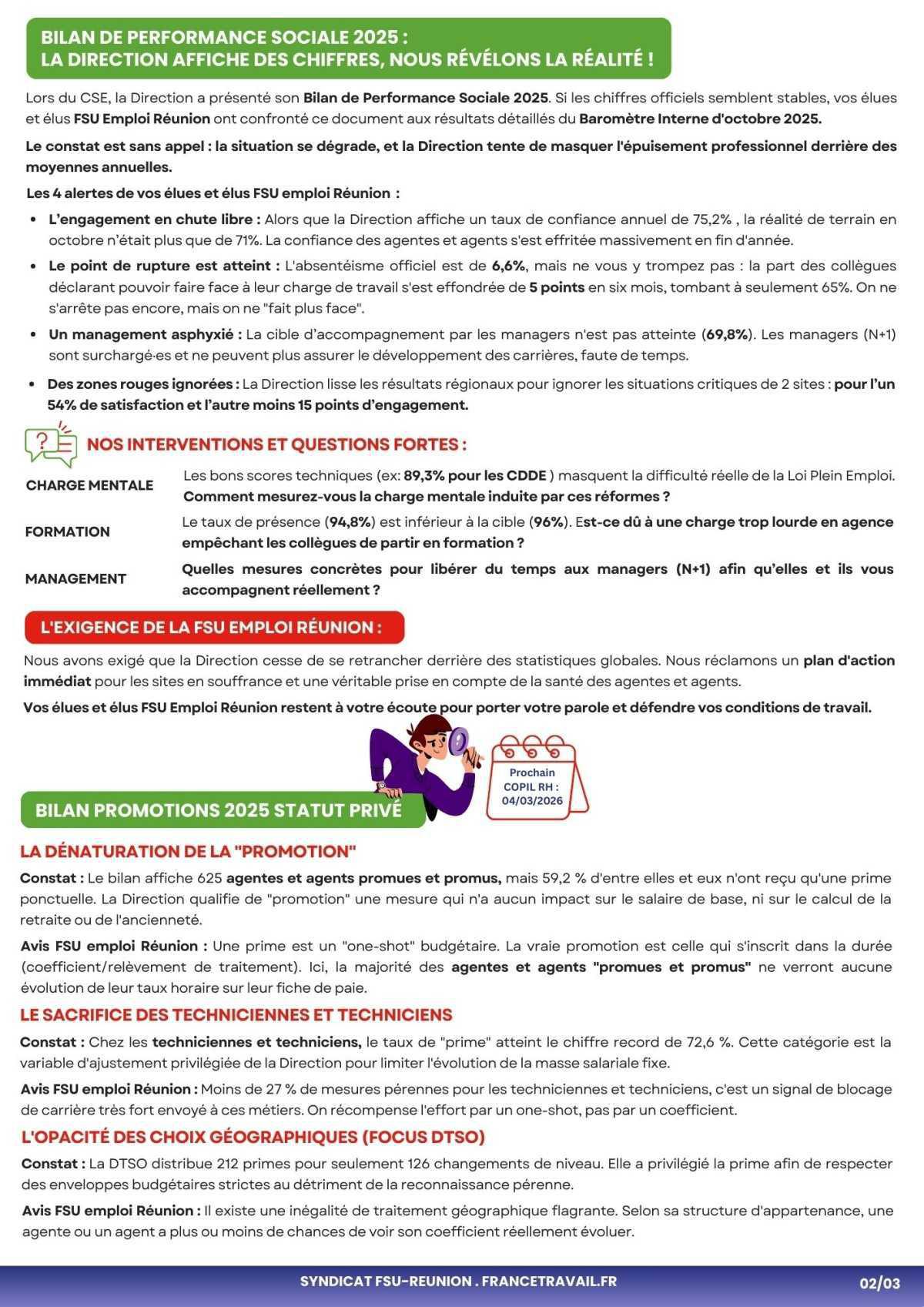 Kozman CSE du 26 février 2026