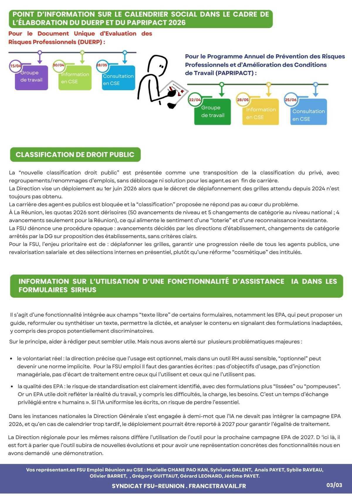 Kozman CSE du 26 février 2026