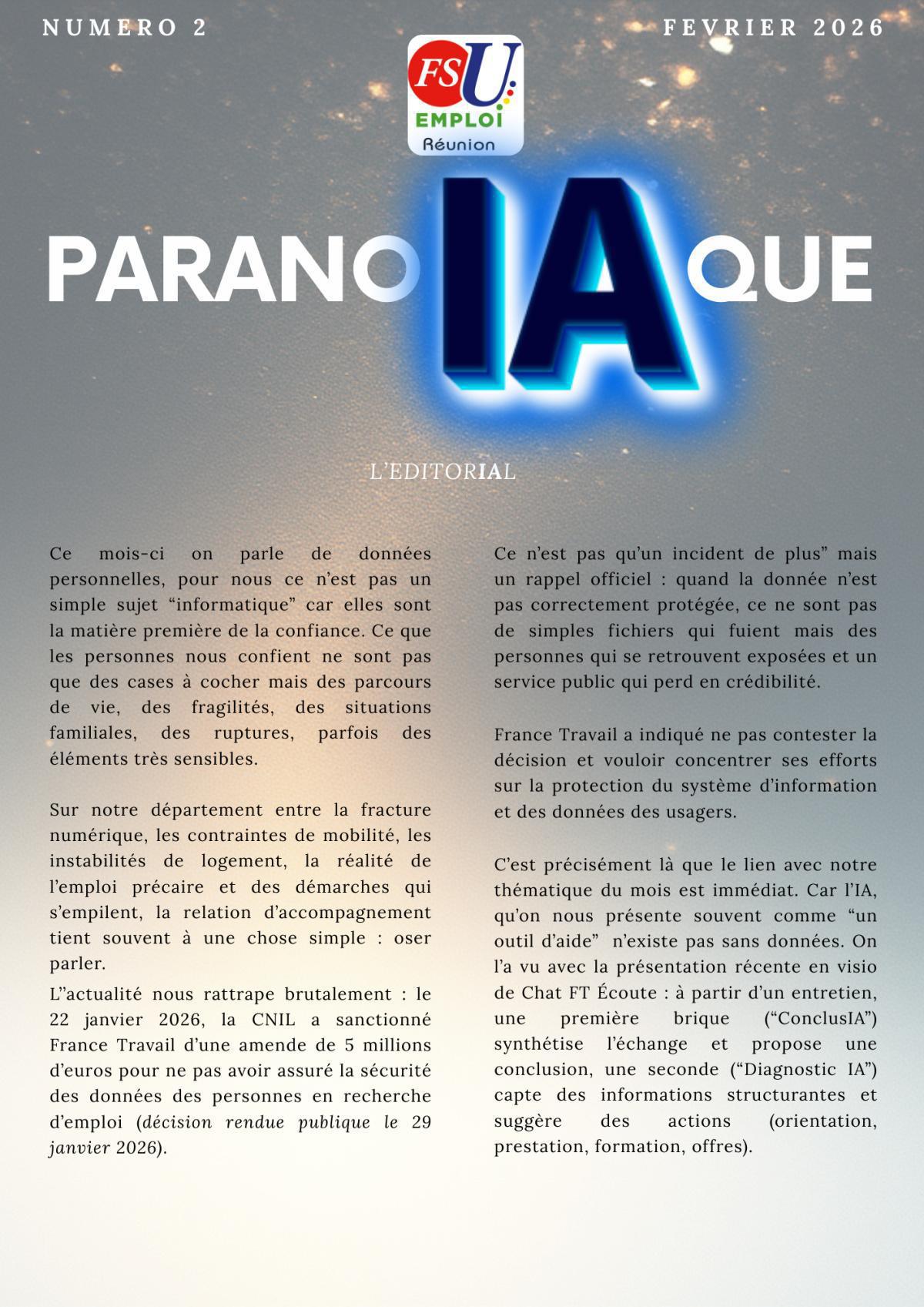 PARANOIAQUE Février 2026