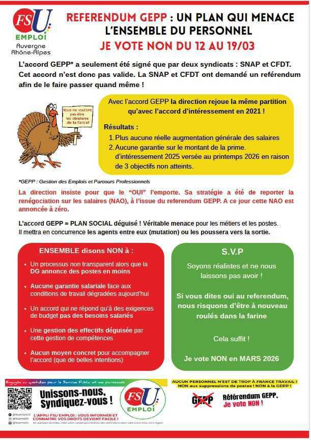 REFERENDUM GEPP : VOTEZ NON !