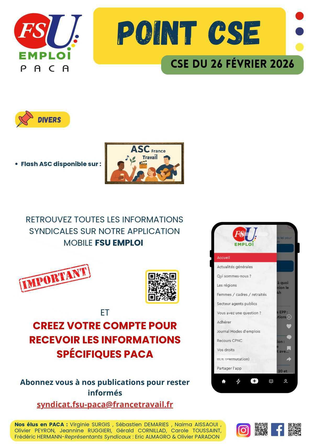 POINT CSE - février 2026