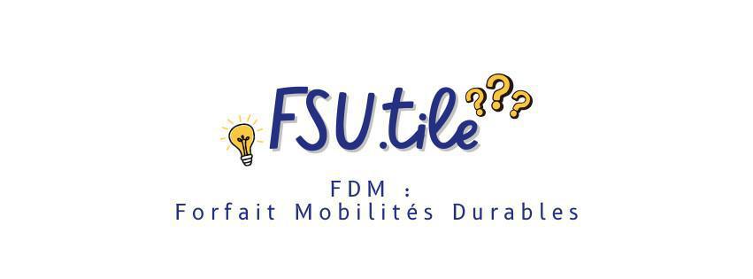 FSU.tile : Forfait Mobilités Durables (Calendrier)