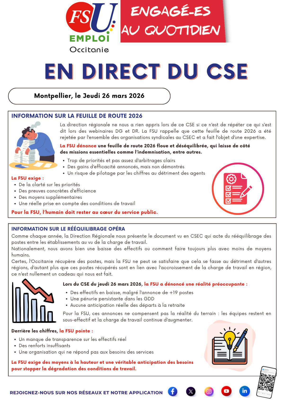 En Direct du CSE - 26 Mars 2026