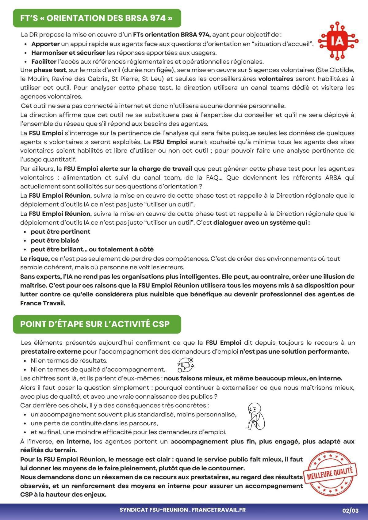 Kozman CSE du 26 mars 2026 Kozman CSE du 26 mars 2026