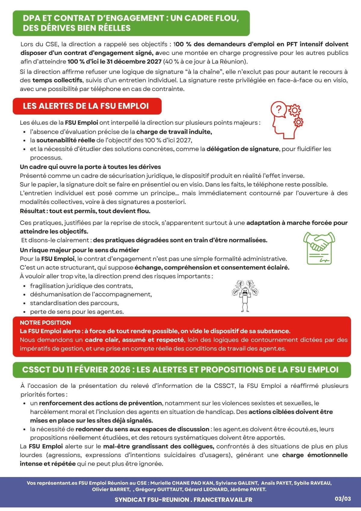 Kozman CSE du 26 mars 2026