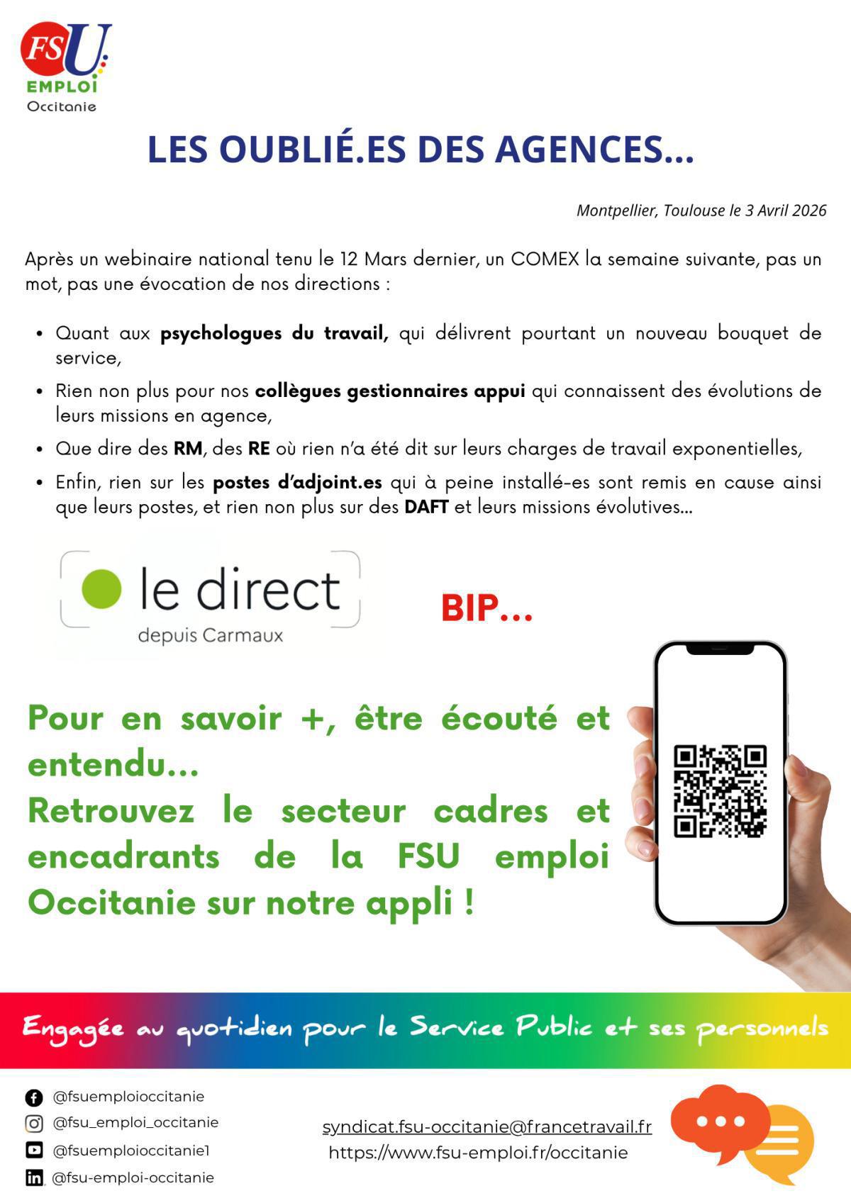 Les oublié.es des agences... 