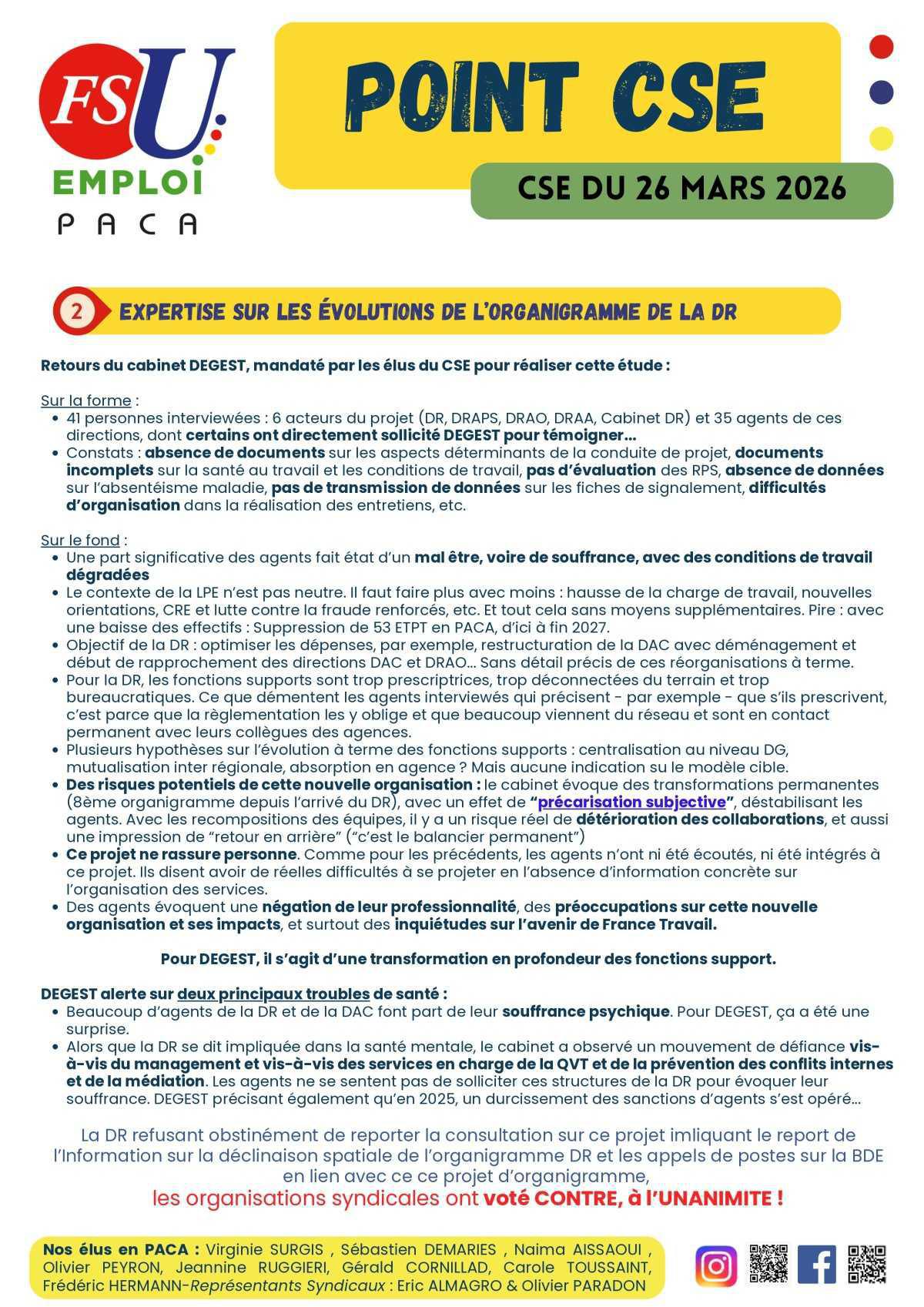 POINT CSE - mars 2026