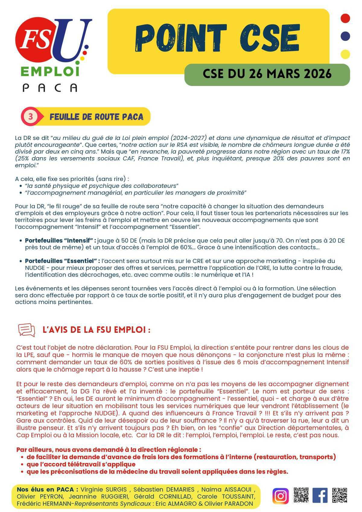 POINT CSE - mars 2026