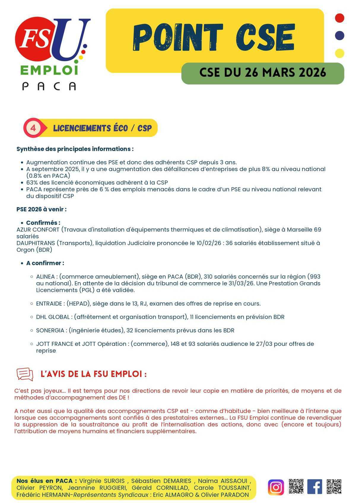 POINT CSE - mars 2026