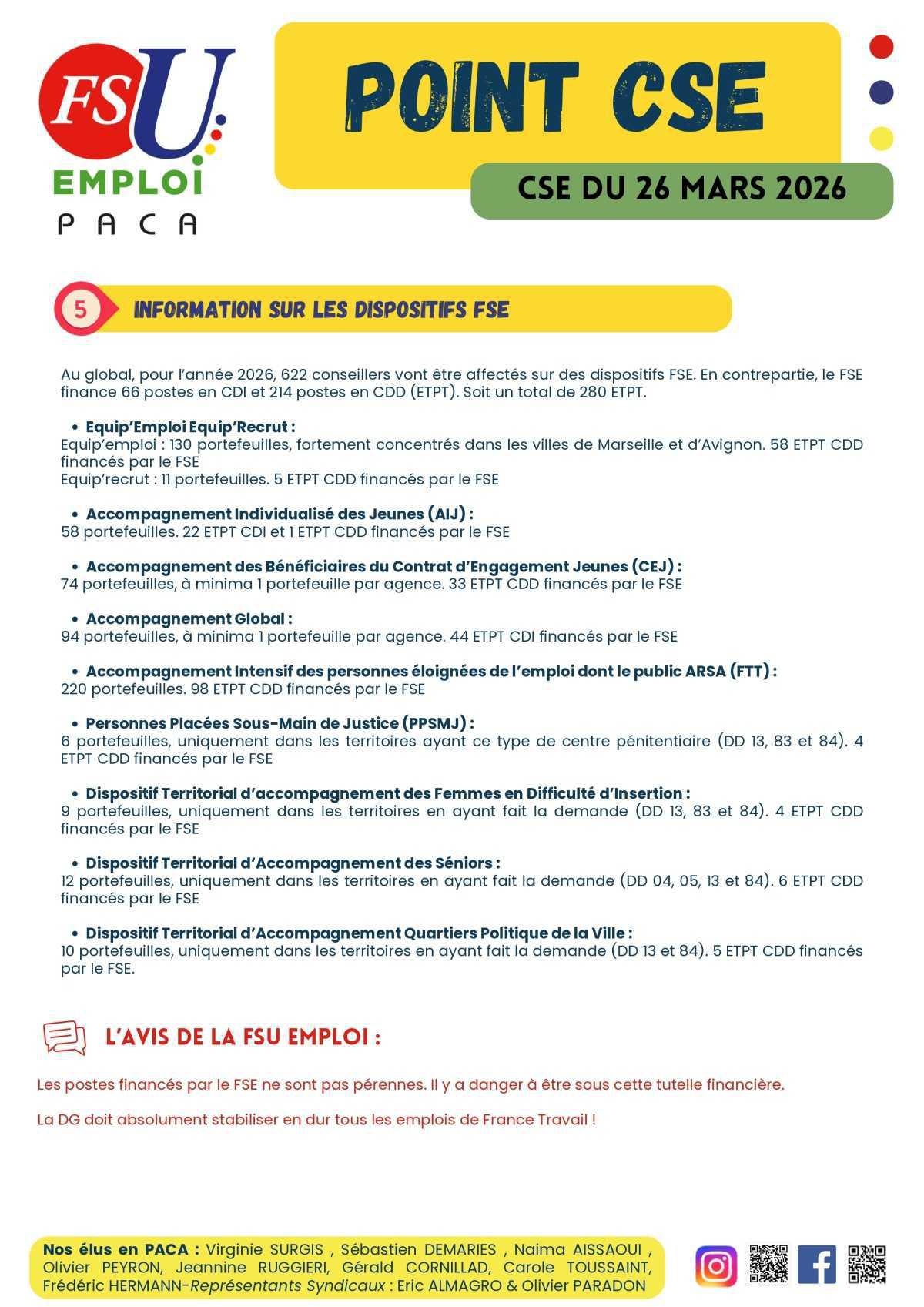 POINT CSE - mars 2026