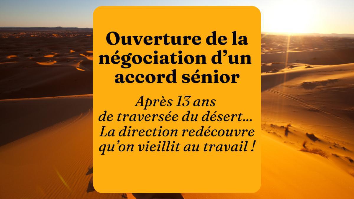 Négociation accord séniors Négociation accord séniors