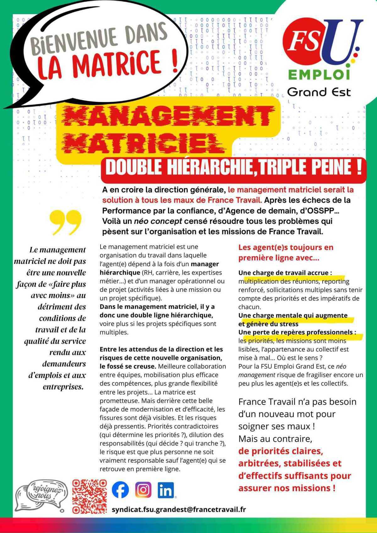 Management matriciel