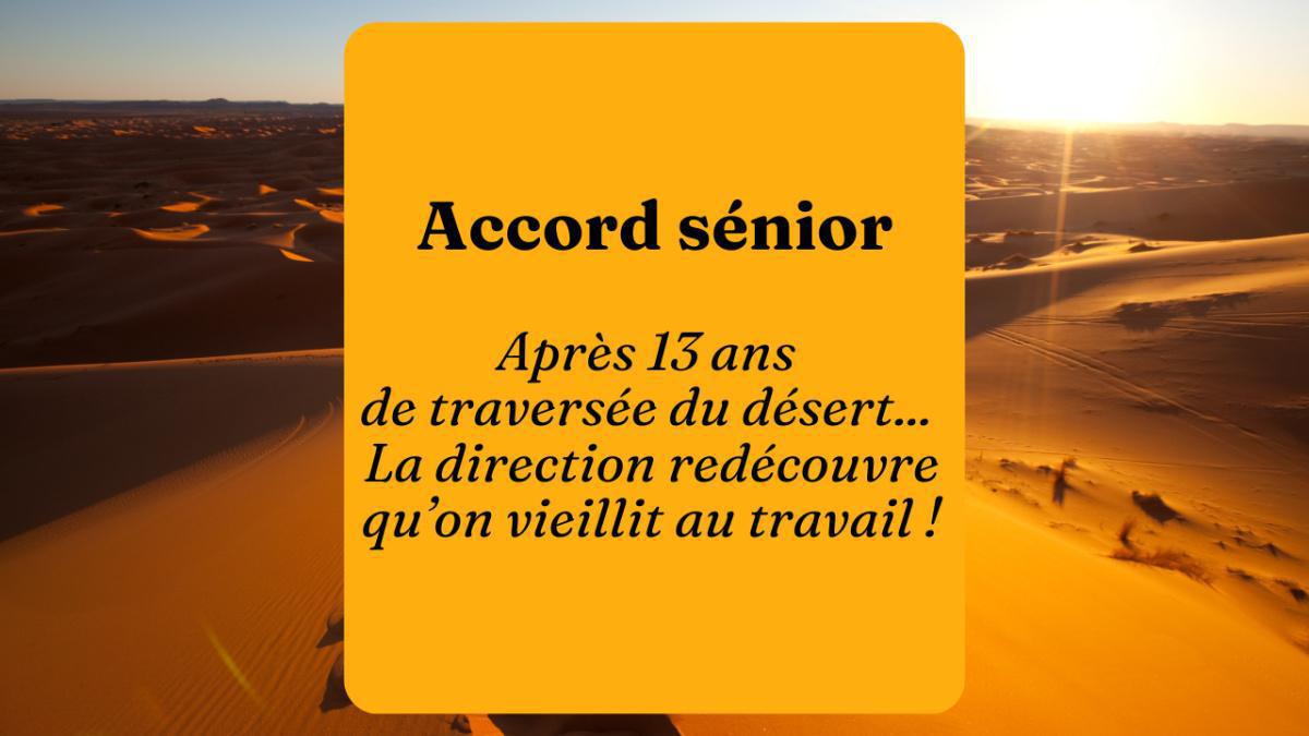 Négociation de l'accord relatif aux seniors à France Travail Négociation de l'accord relatif aux seniors à France Travail