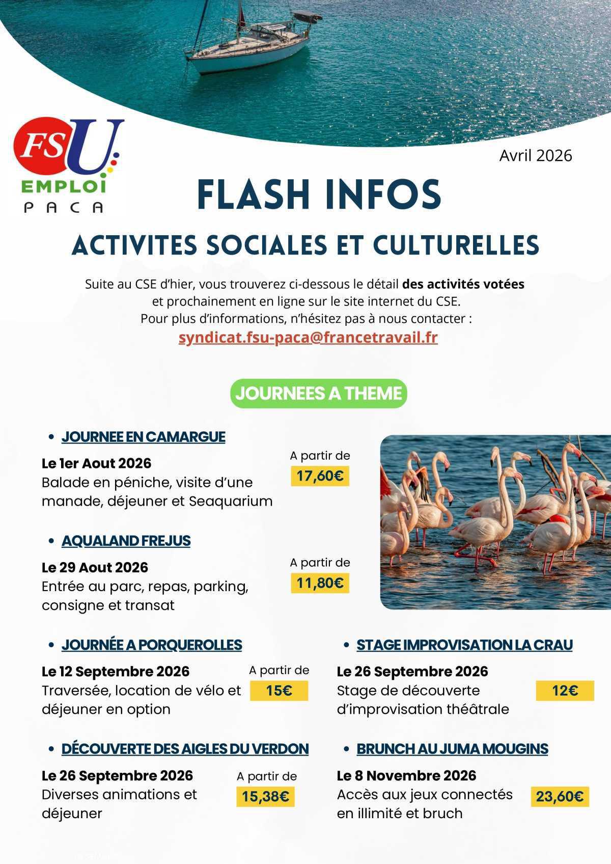 FLASH ASC - avril 2026