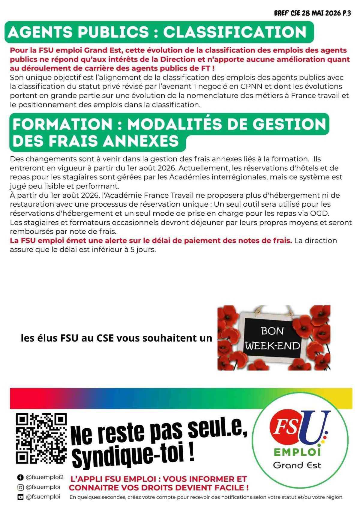 BREF'CSE 28 Mai 2026