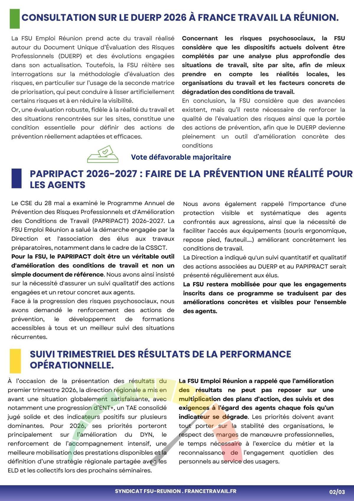 Kozman CSE du 28 mai 2026