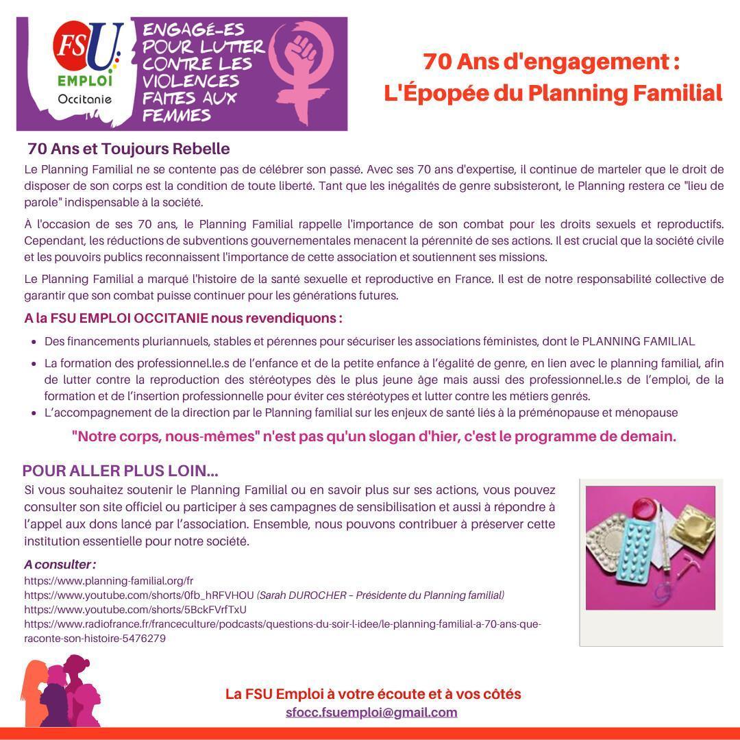 70 ans d'engagement : L'Épopée du Planning Familial