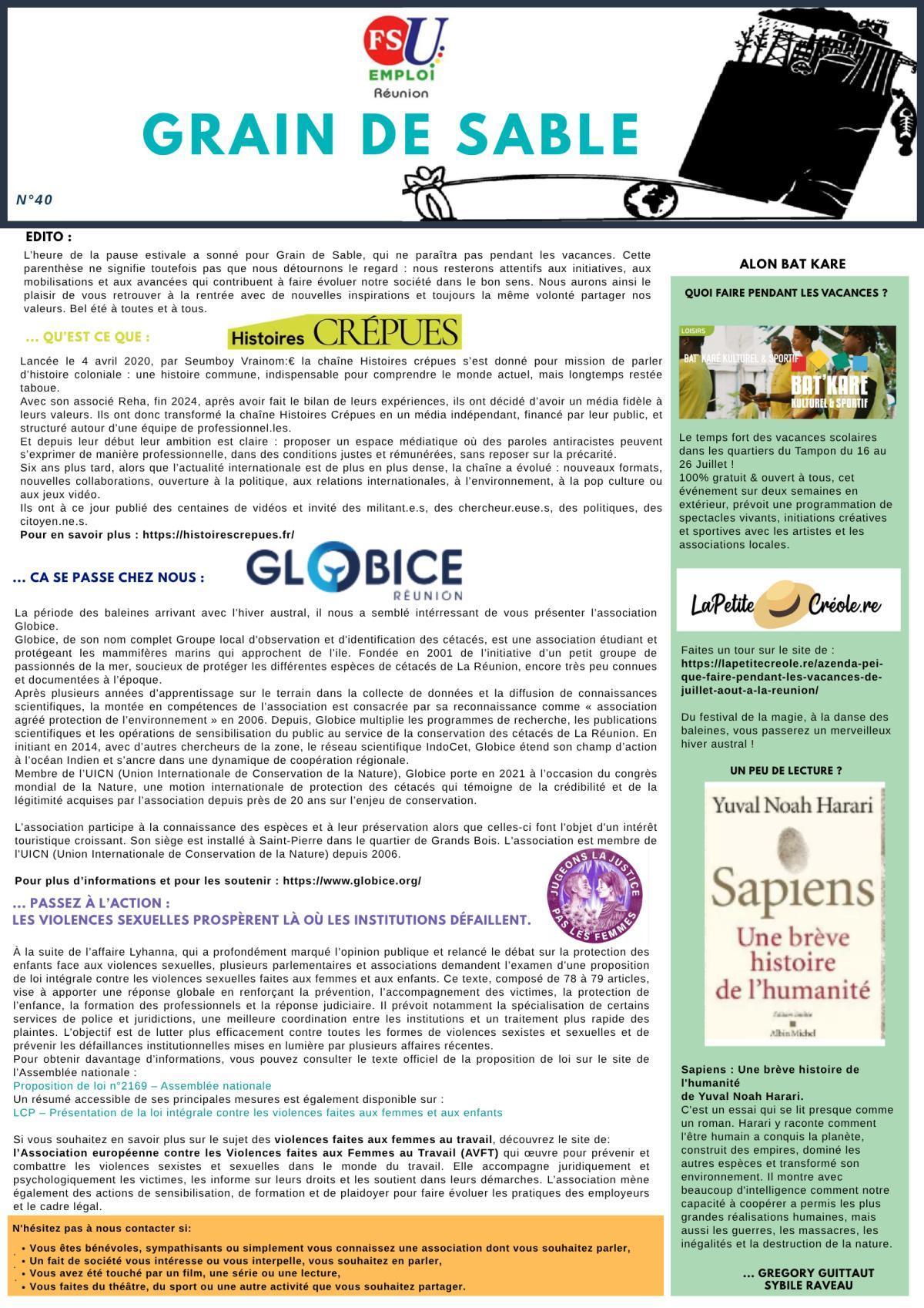 Grain de sable n° 40