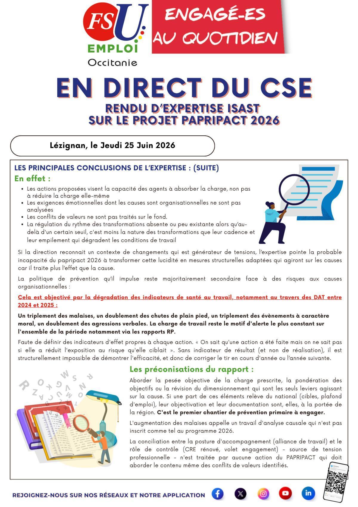 En Direct du CSE - 25 Juin 2026