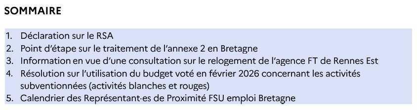 Echo du CSE Bretagne · N°06-2026