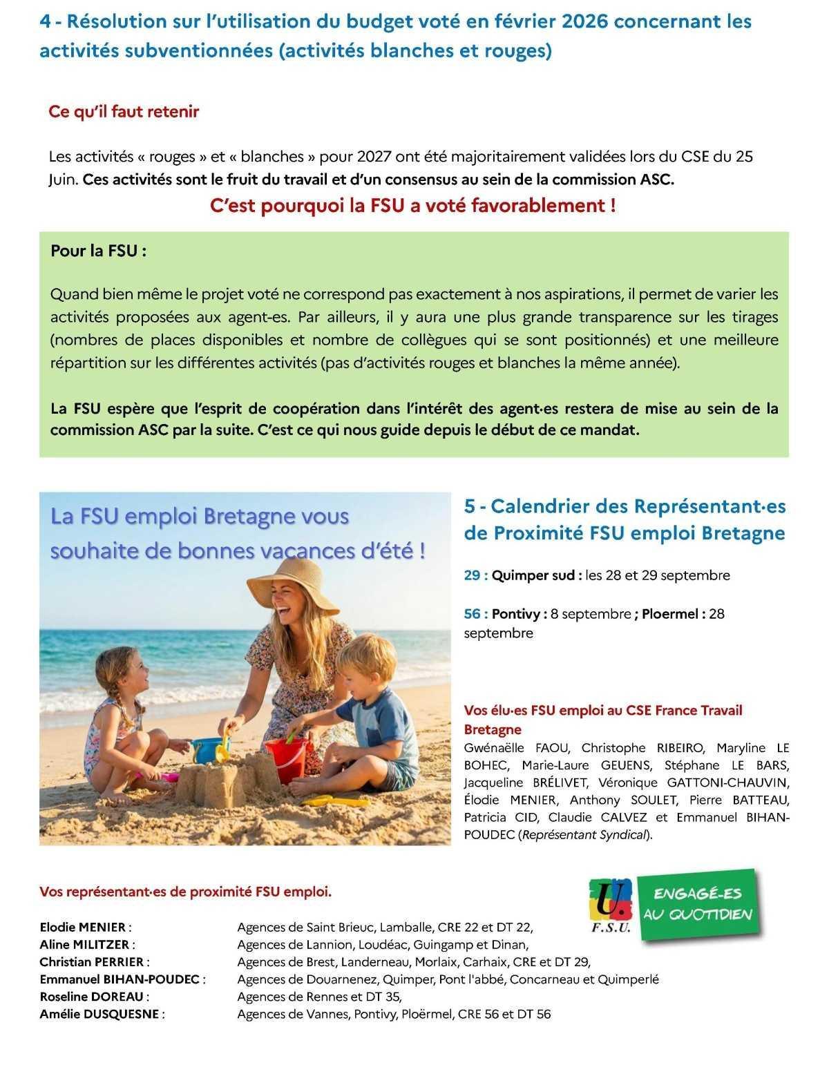 Echo du CSE Bretagne · N°06-2026