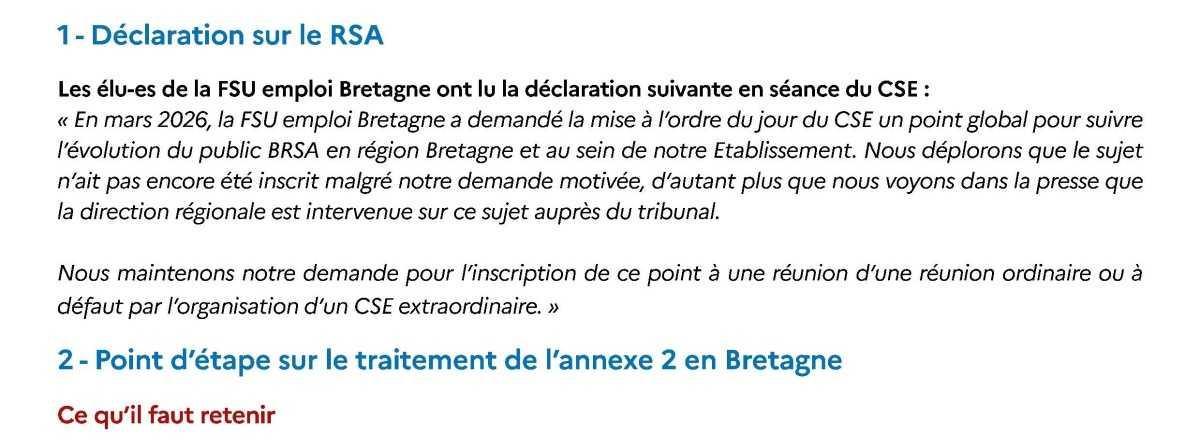 Echo du CSE Bretagne · N°06-2026