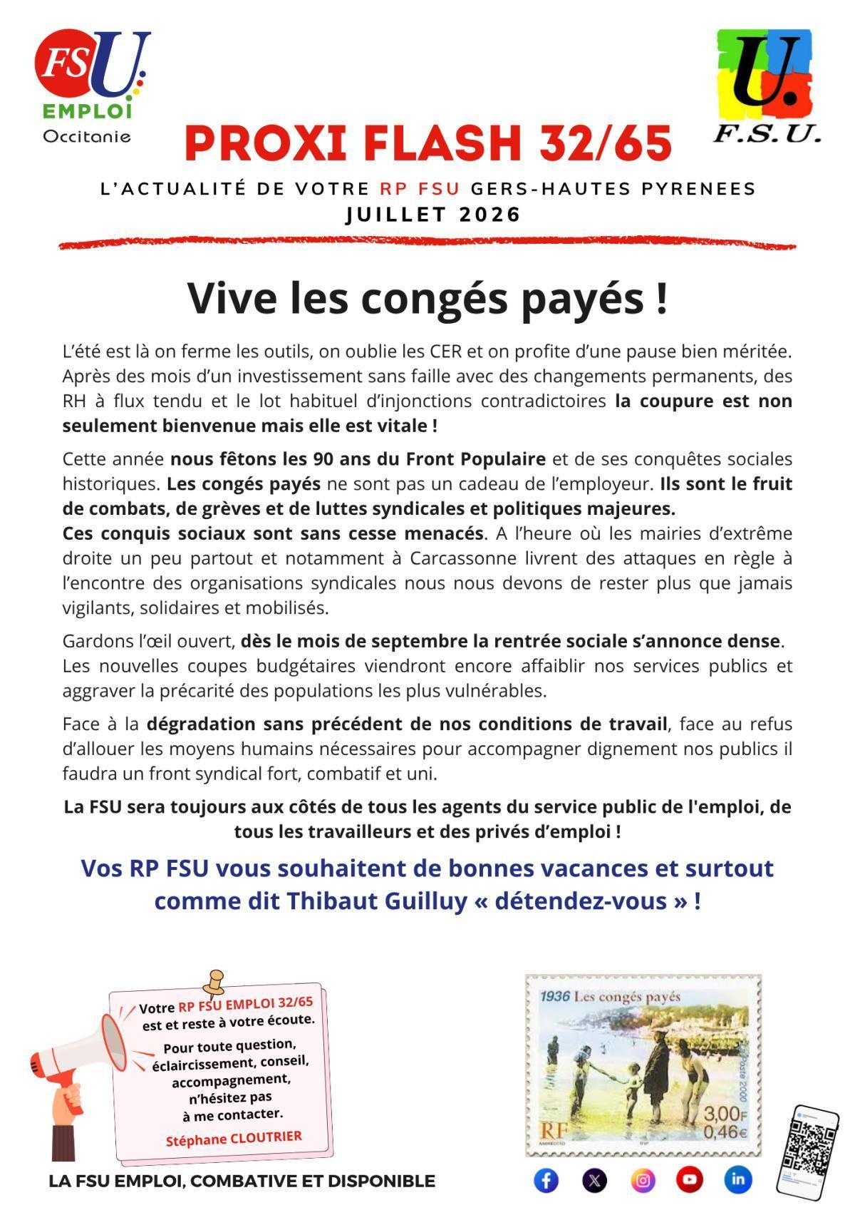 Proxi Flash 32/65 JUILLET 2026