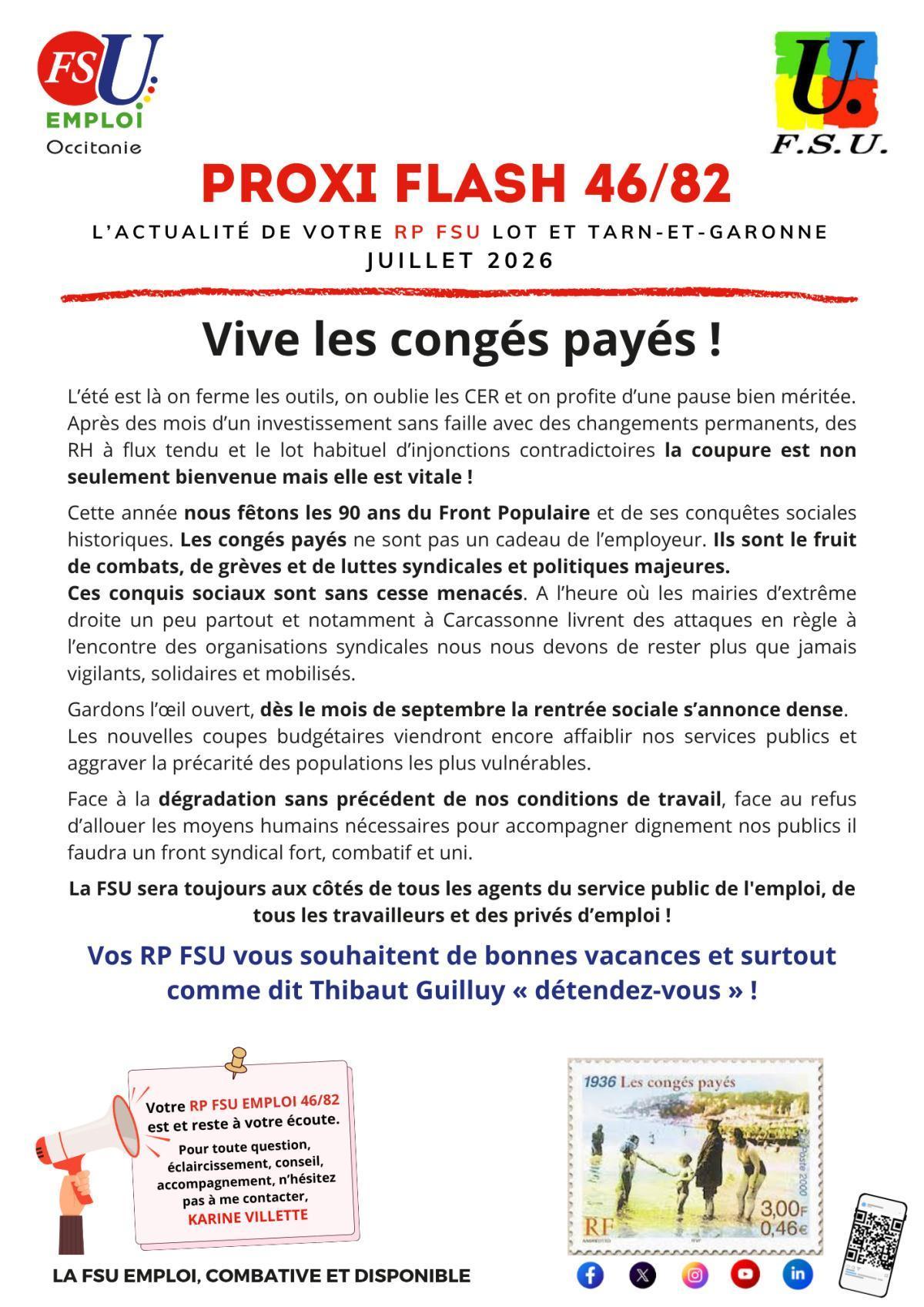 Proxi Flash 46/82 JUILLET 2026