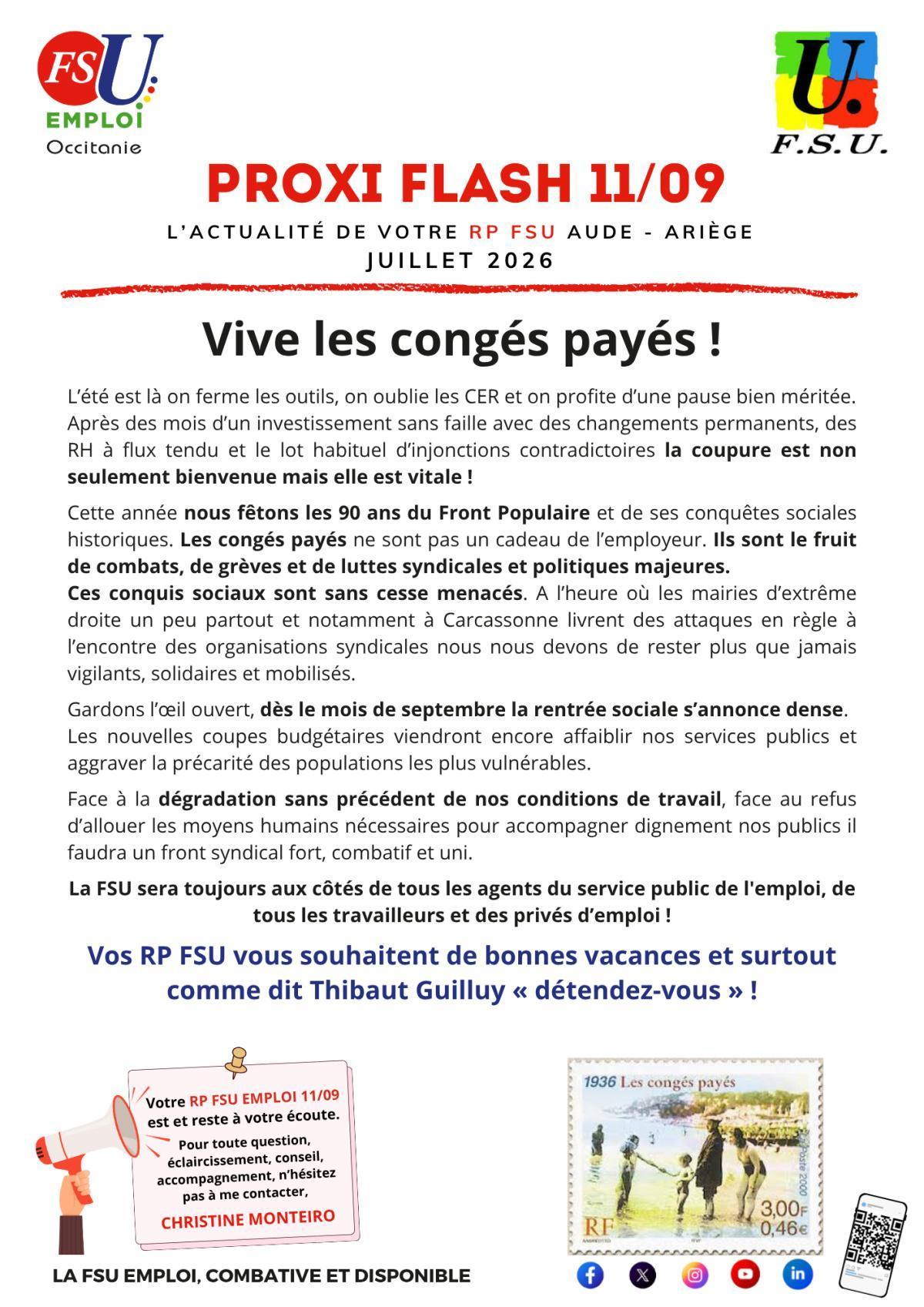 Proxi Flash 11/09 JUILLET 2026