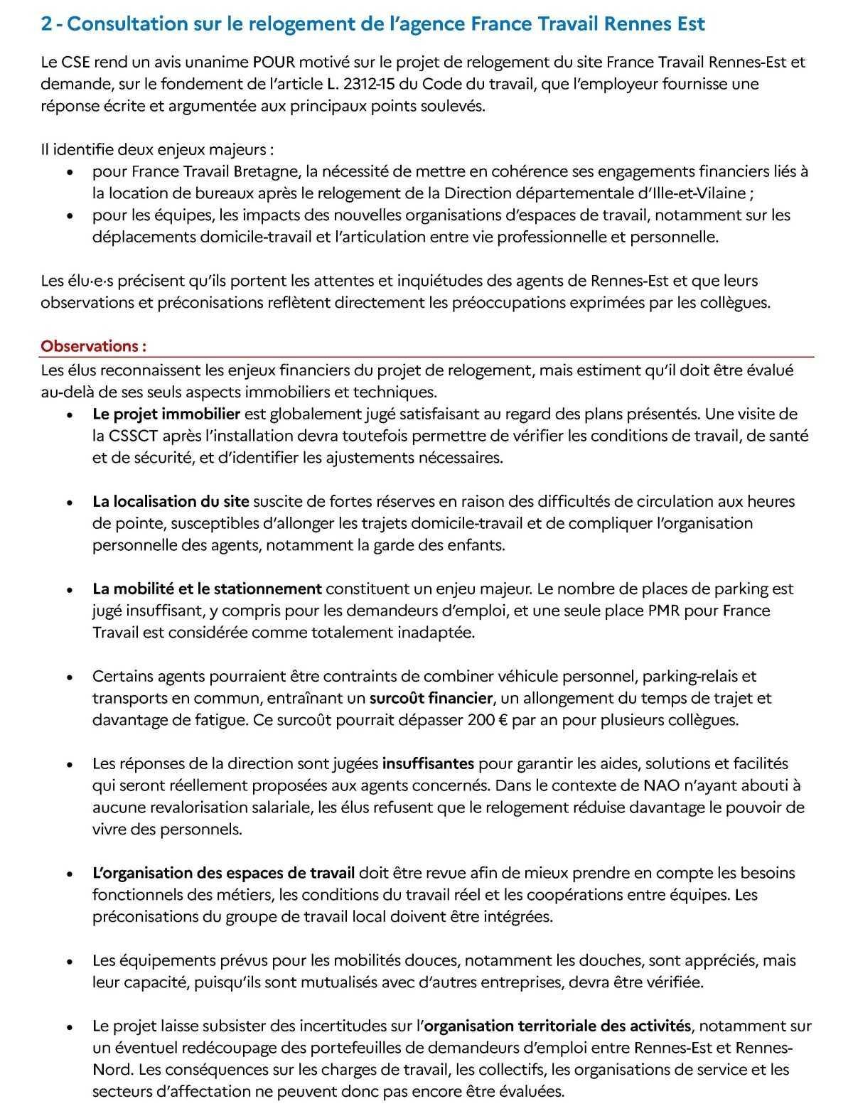 Echo du CSE Bretagne · N°07-2026