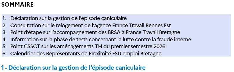 Echo du CSE Bretagne · N°07-2026 Echo du CSE Bretagne · N°07-2026