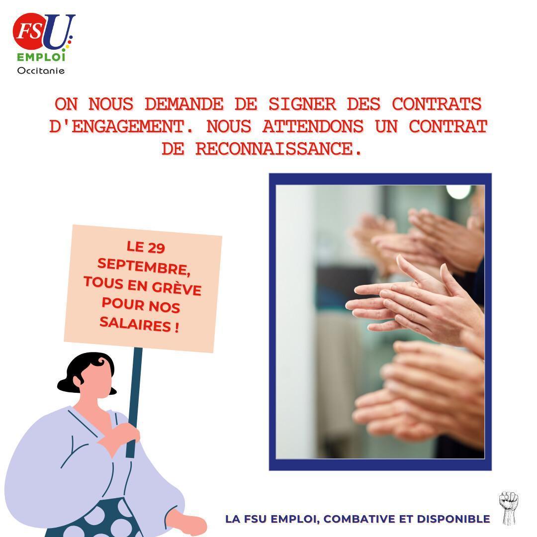 En grève le 29 septembre prochain pour nos salaires 