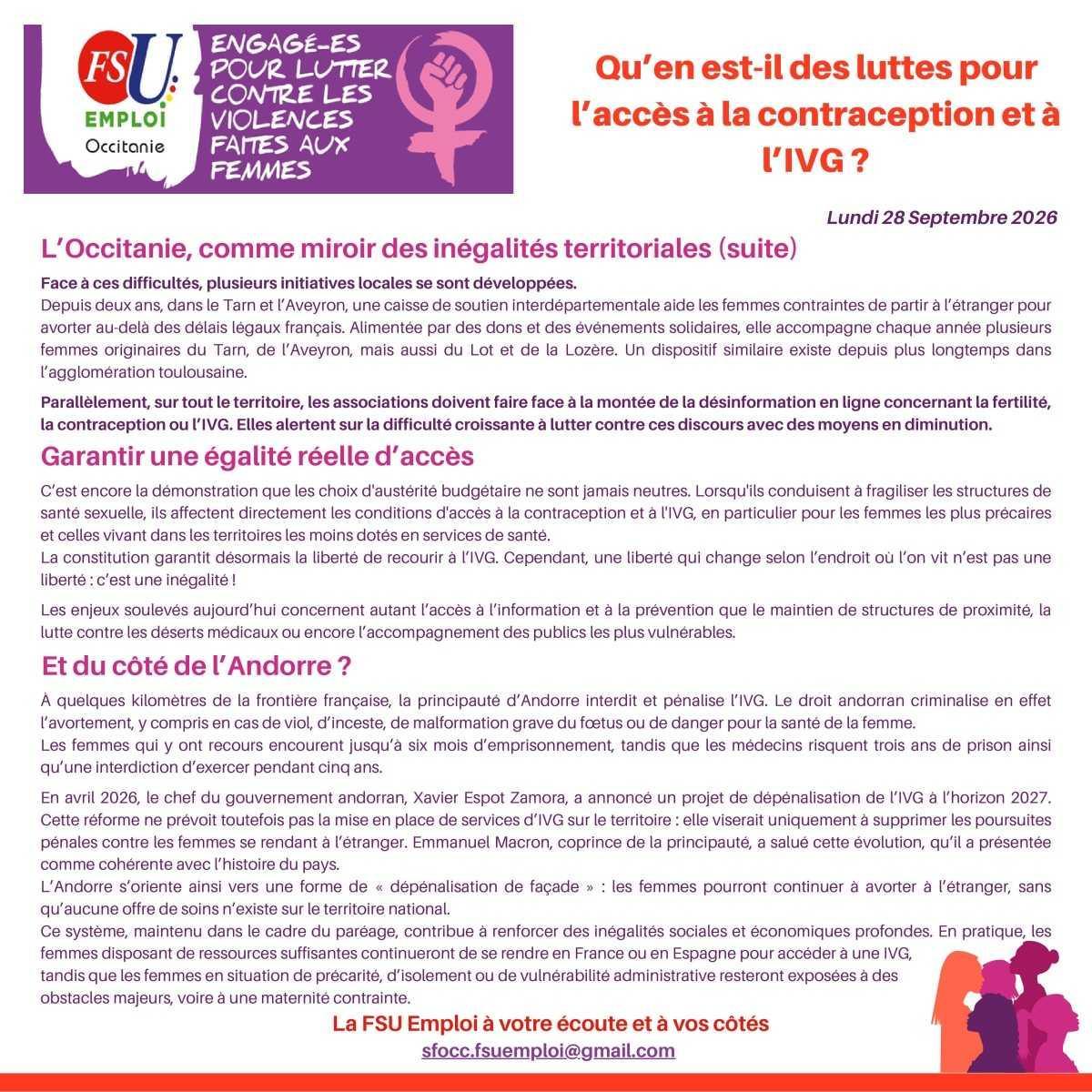 Dossier Spécial Avortement 