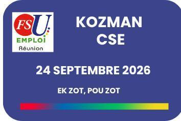 Kozman CSE du 24 septembre 2026 Kozman CSE du 24 septembre 2026