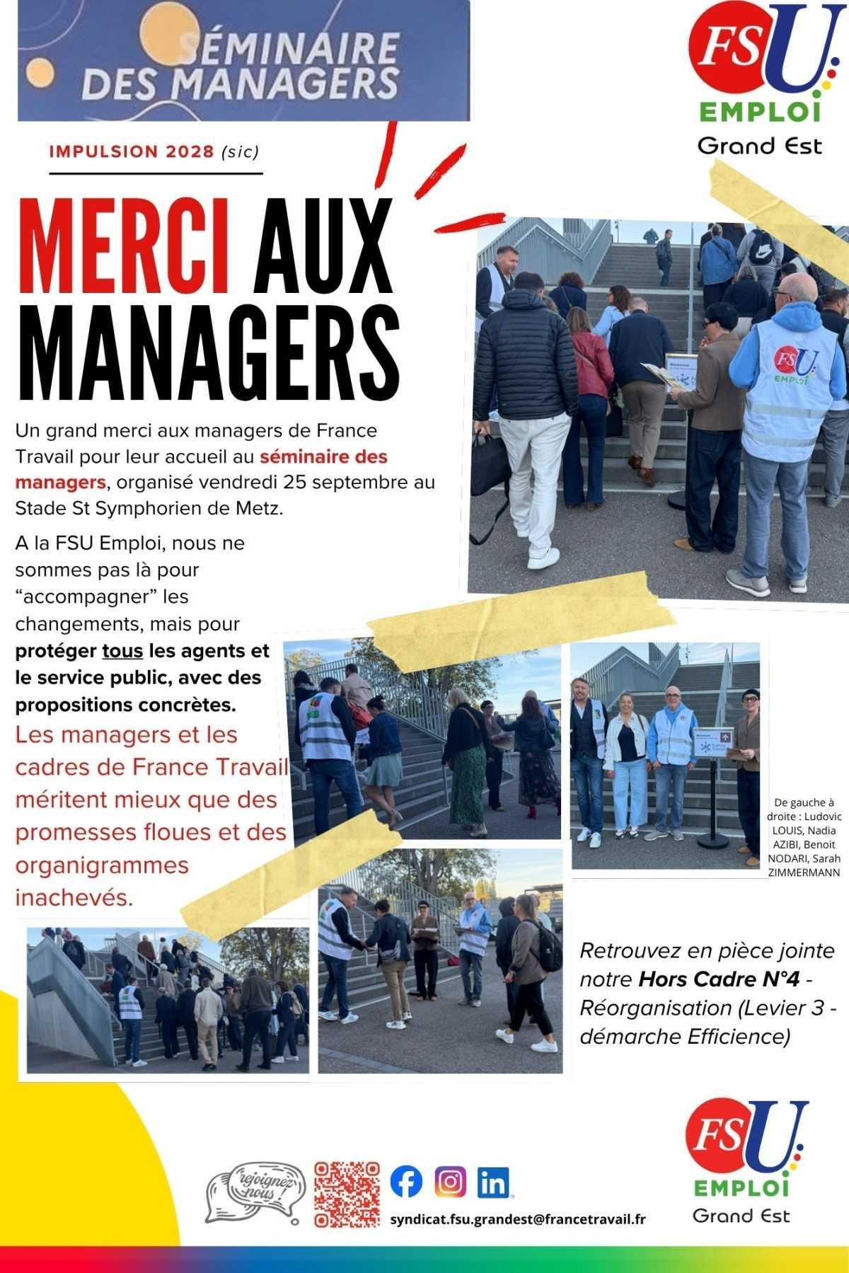 Séminaire Managers Metz 25 Septembre