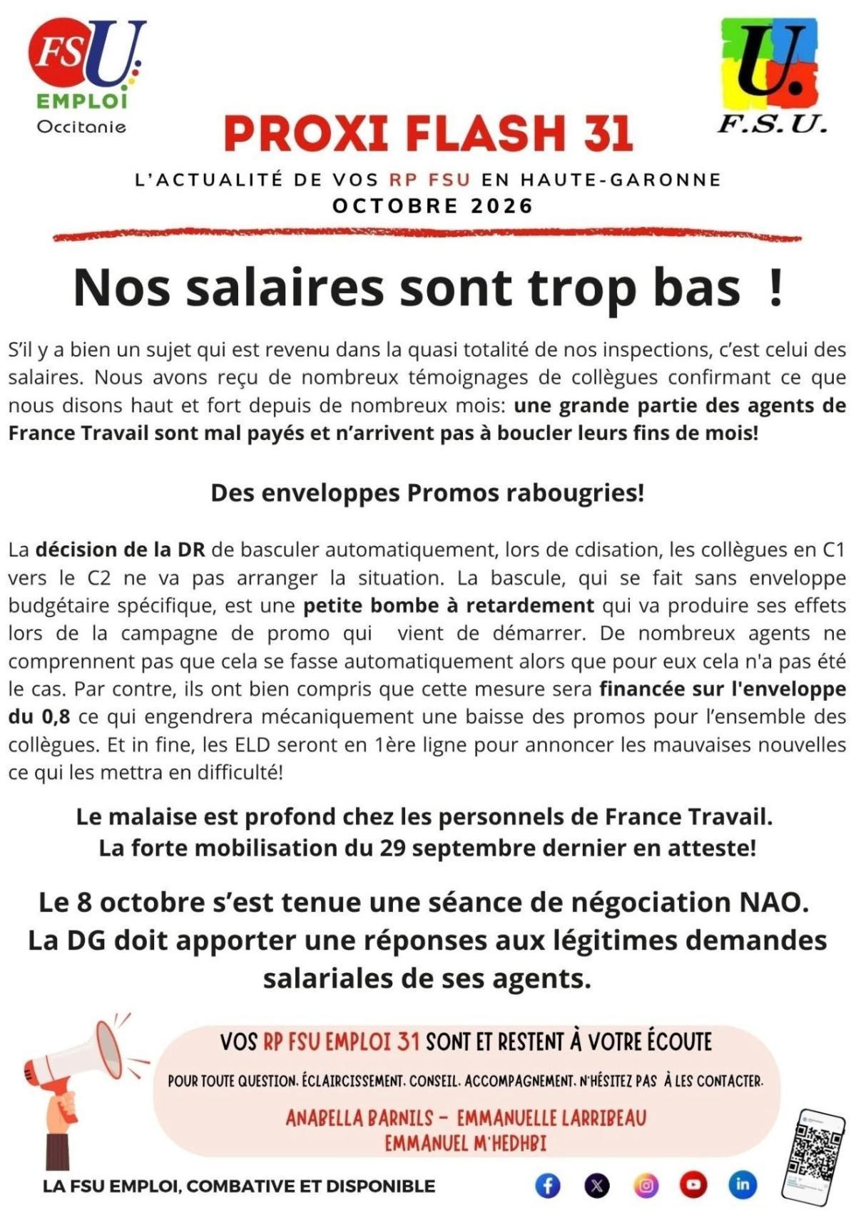 Proxi Flash 31 Octobre 2026