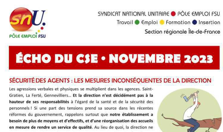 ECHO CSE Novembre 2023