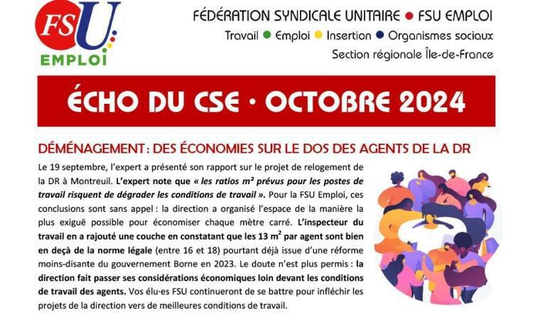 ECHO CSE Octobre 2024