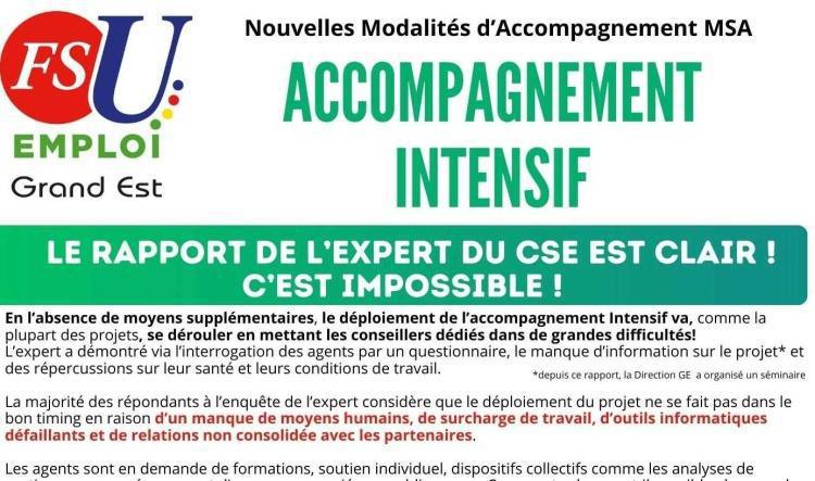 Accompagnement intensif