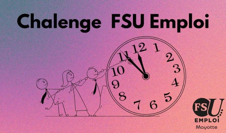 Chalenge FSU Emploi : Téléchargez l'application en 24h