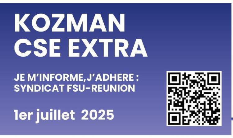 Kozman CSE Extra du 1er Juillet 2025
