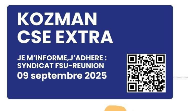 Kozman CSE Extra du 09 septembre 2025